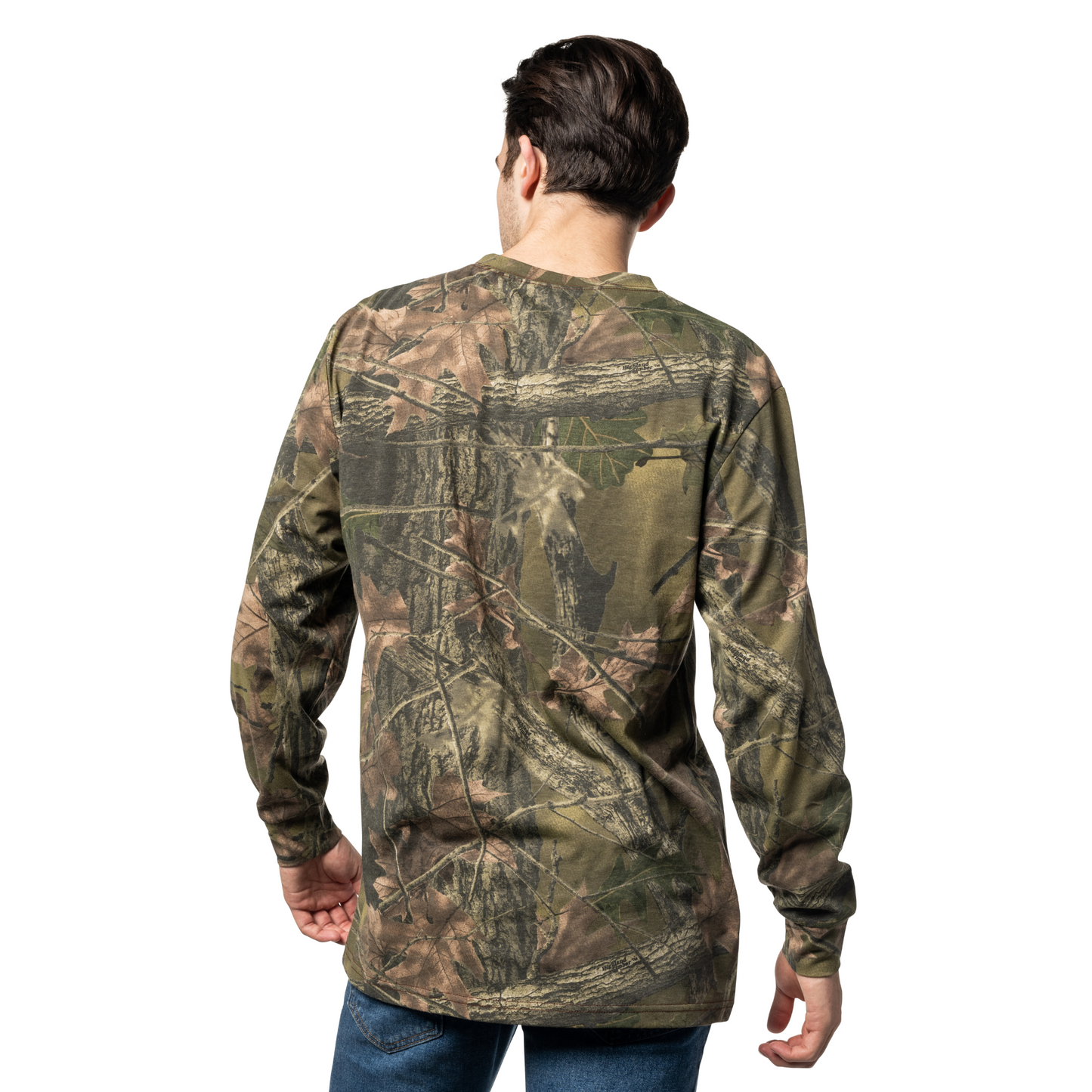 TrailCrest by Treel Men’s Athletic Cotton Long Sleeve T-Shirt Crew Neck Sports Tee