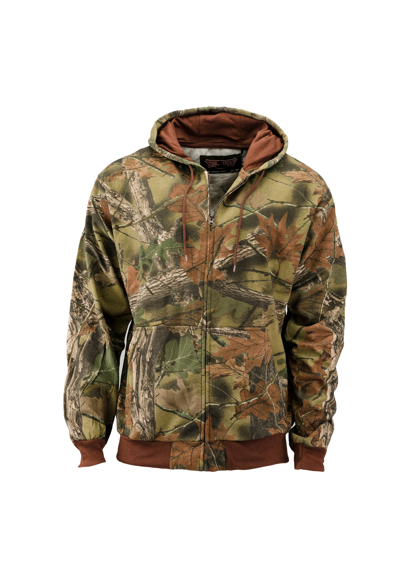 TrailCrest by Treel Boys Full Zip Up Hoodie Sweatshirt Fashion Hooded Jacket