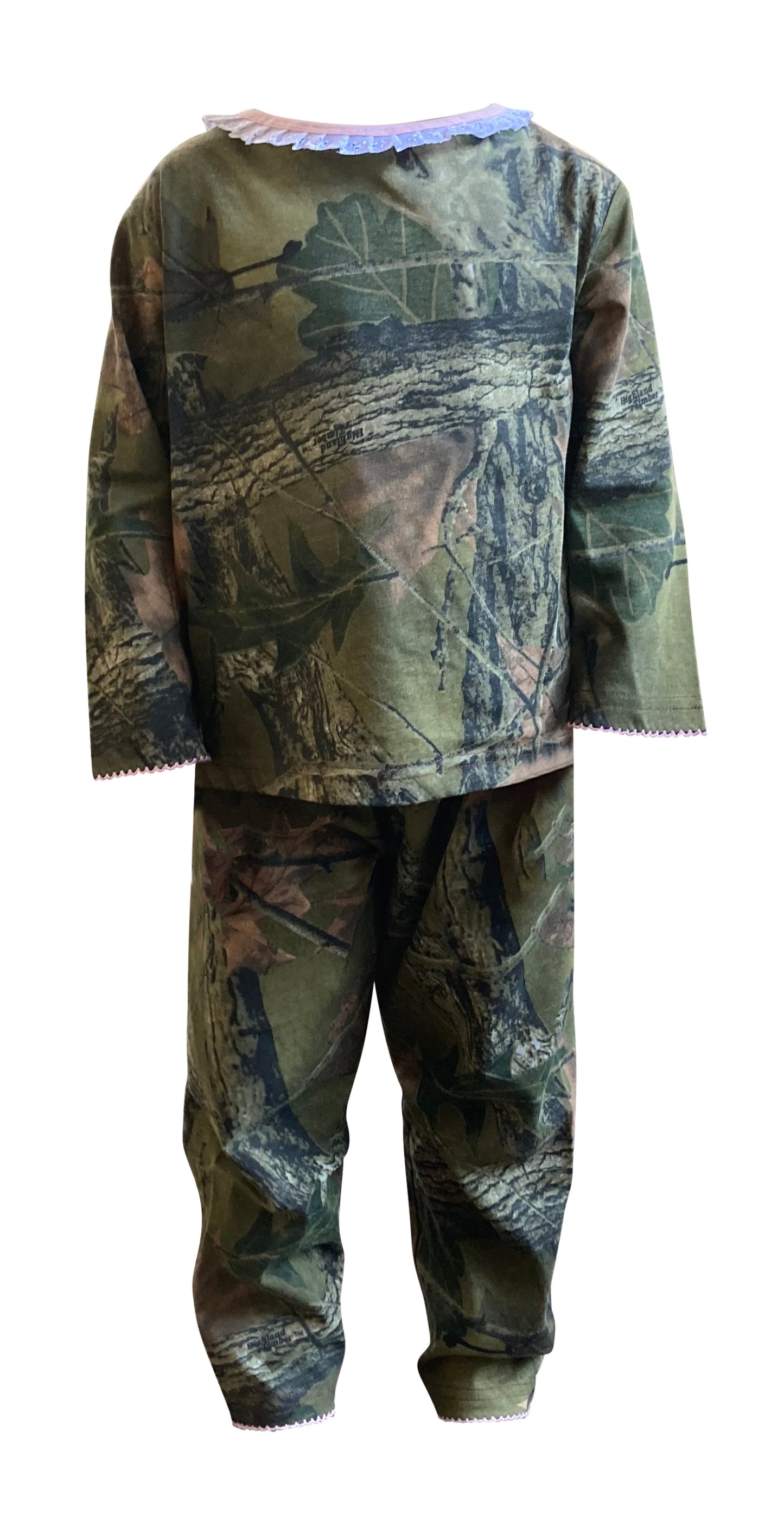 Trailcrest by Treel Infant-Toddler Cotton Camo Long Sleeve T-Shirt and Long Pants Set