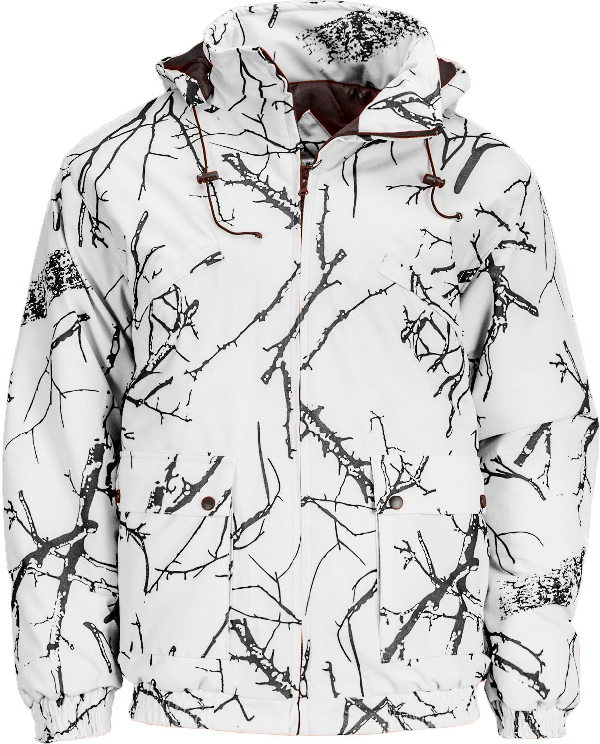 TrailCrest by Treel Men's Tactical Jacket - Insulated & Waterproof Warm Camo Hunting Coat
