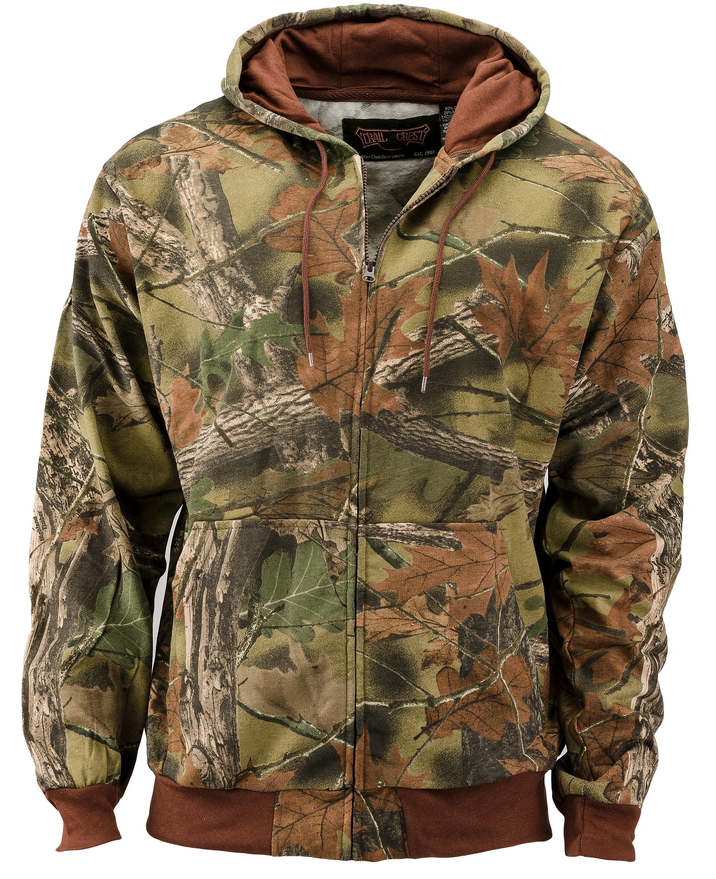 TrailCrest by Treel Boys Full Zip Up Hoodie Sweatshirt Fashion Hooded Jacket