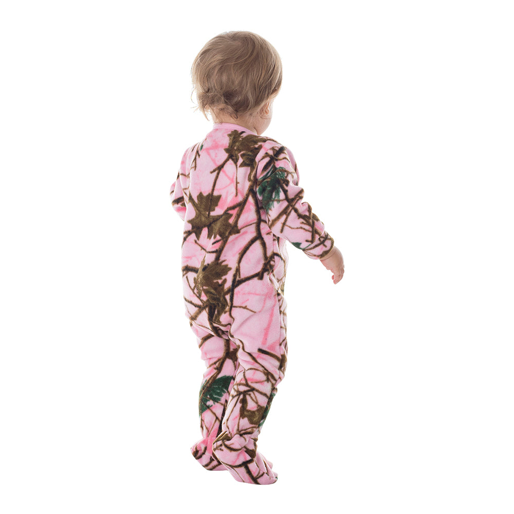 TrailCrest by Treel Infant Camo One Piece Play Footie Fleece Crawler