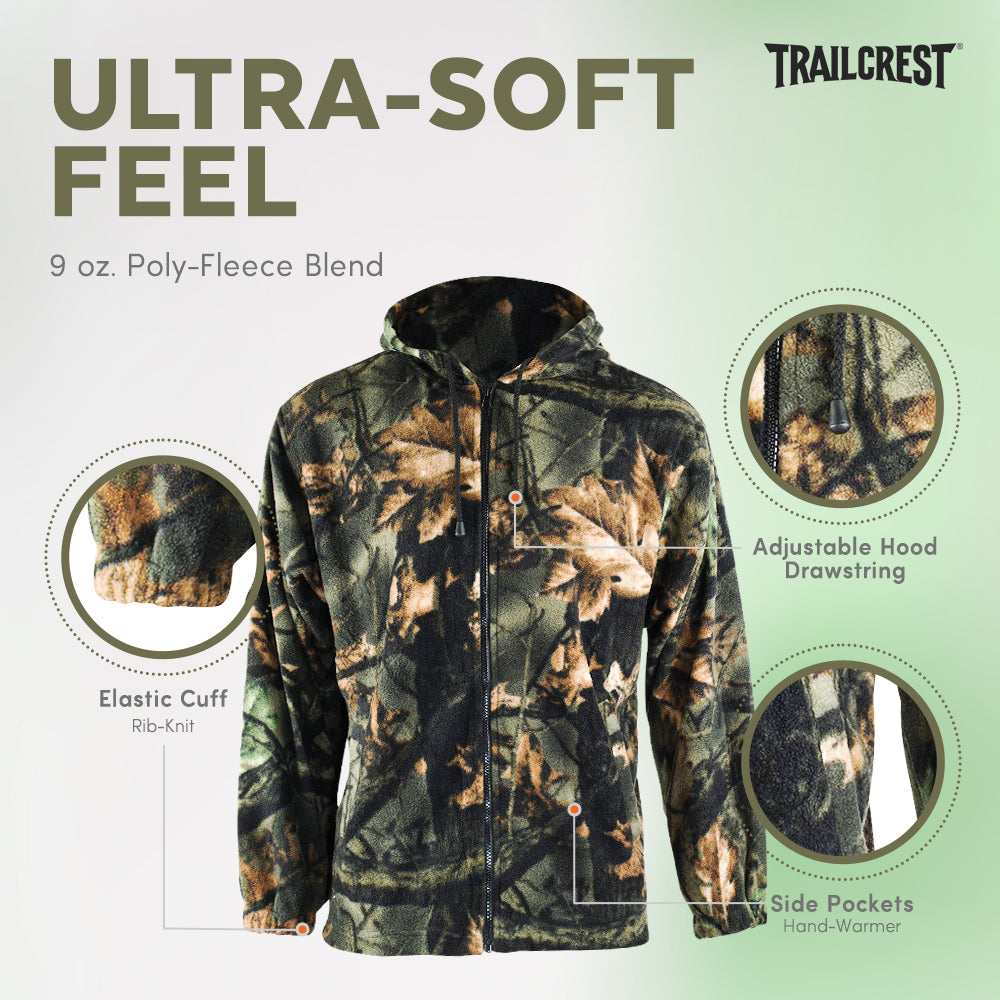 TrailCrest by Treel Chambliss Full Zip Hoody Sweatshirt