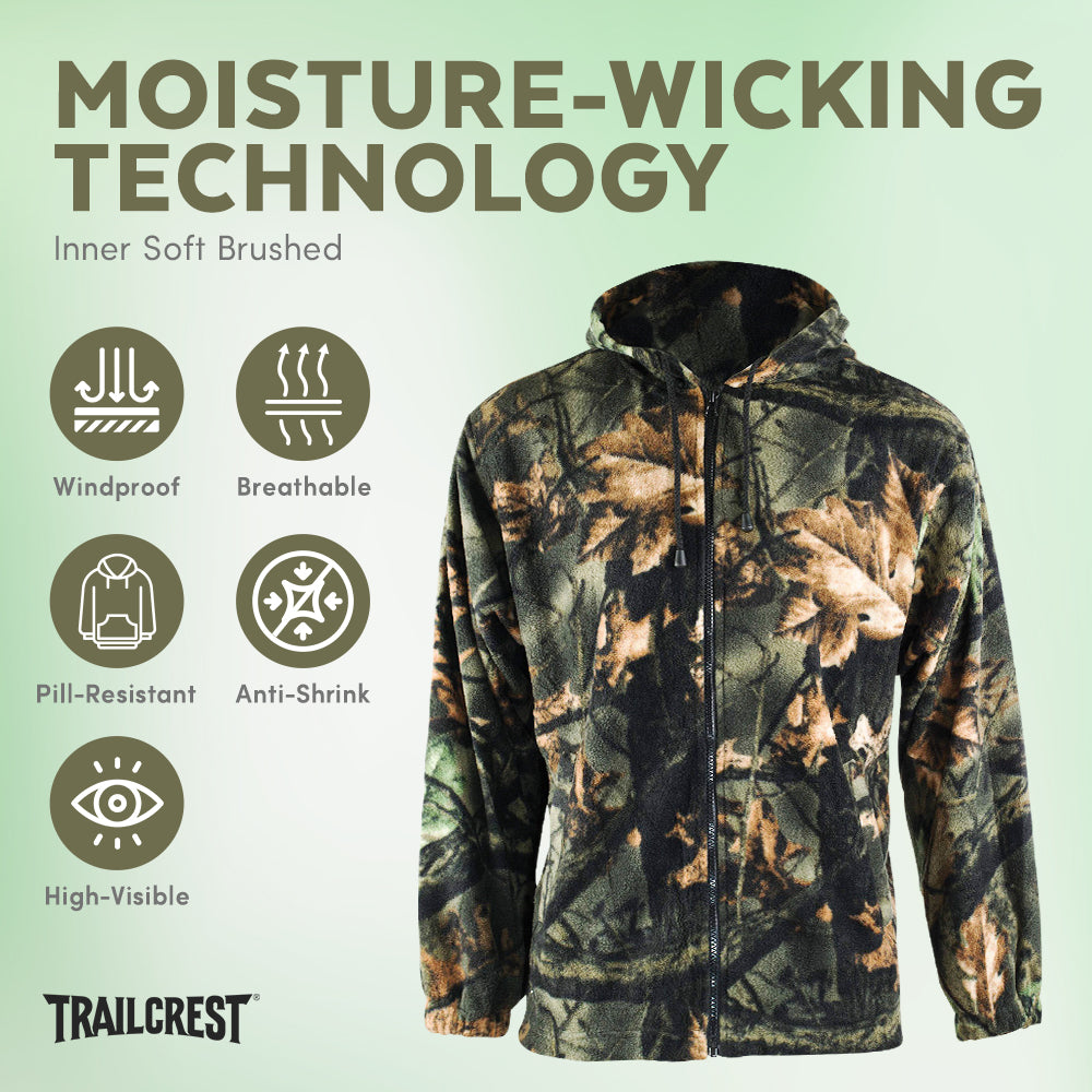 TrailCrest by Treel Chambliss Full Zip Hoody Sweatshirt