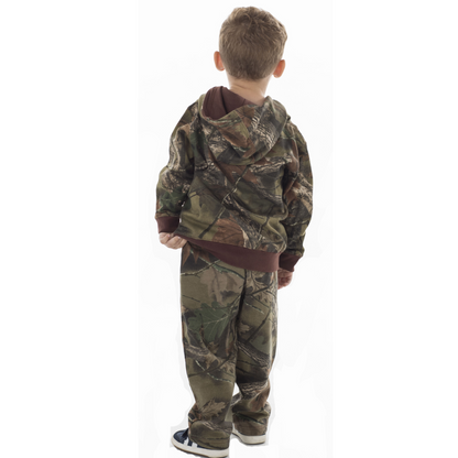 TrailCrest by Treel Infant - Toddler Cotton Camo Full Zip Hoodie Sweatshirt Jacket & Pants Set Tracksuit