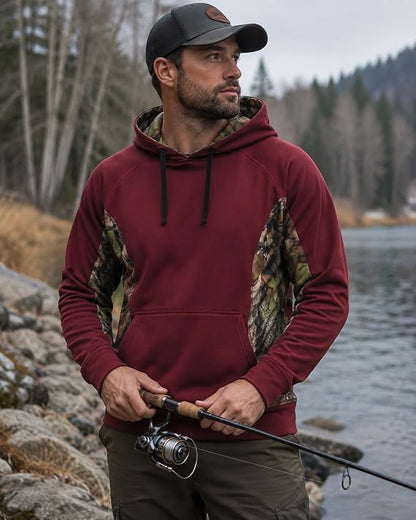TrailCrest by Treel Men's Slim Fit Lightweight Waterproof & Windproof Softshell Hoodie Sweatshirt Jacket