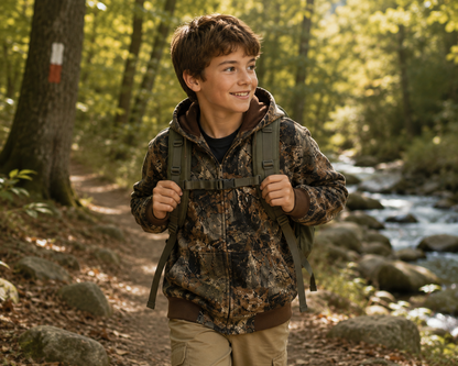 TrailCrest by Treel Boys Full Zip Up Hoodie Sweatshirt Fashion Hooded Jacket