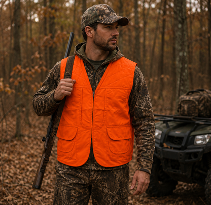 TrailCrest Men's Safety Front Loader High Visibility Vest