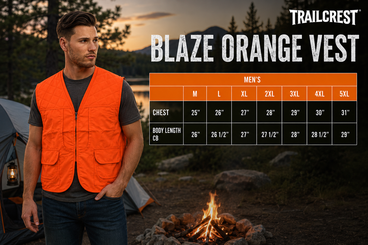 TrailCrest Men's Safety Front Loader High Visibility Vest