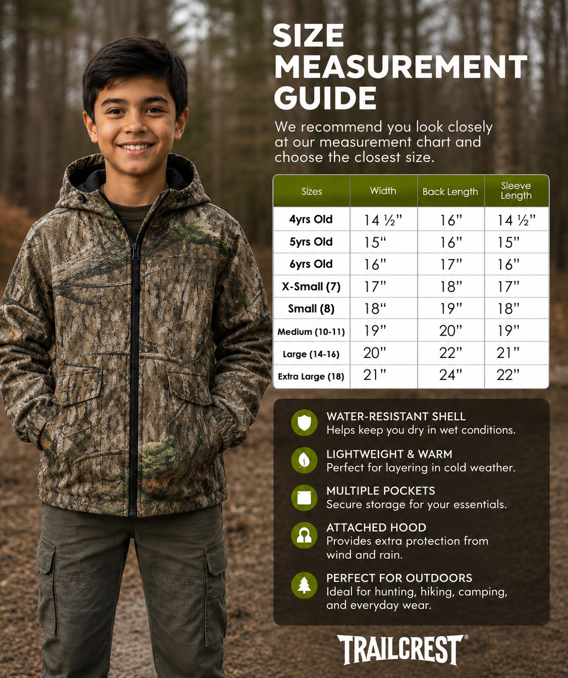 Mossy Oak Men's Insulated Camo Jacket – Country Roots Pattern – Quilted Lining, Cotton Twill Shell, Cold Weather Work Jacket