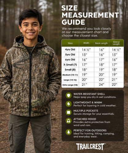 Mossy Oak Men's Insulated Camo Jacket – Country Roots Pattern – Quilted Lining, Cotton Twill Shell, Cold Weather Work Jacket