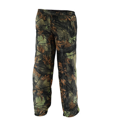 TrailCrest by Treel Men’s Open Botton Sleep & Lounge Plush Coral Fleece Camo Pajama Pants