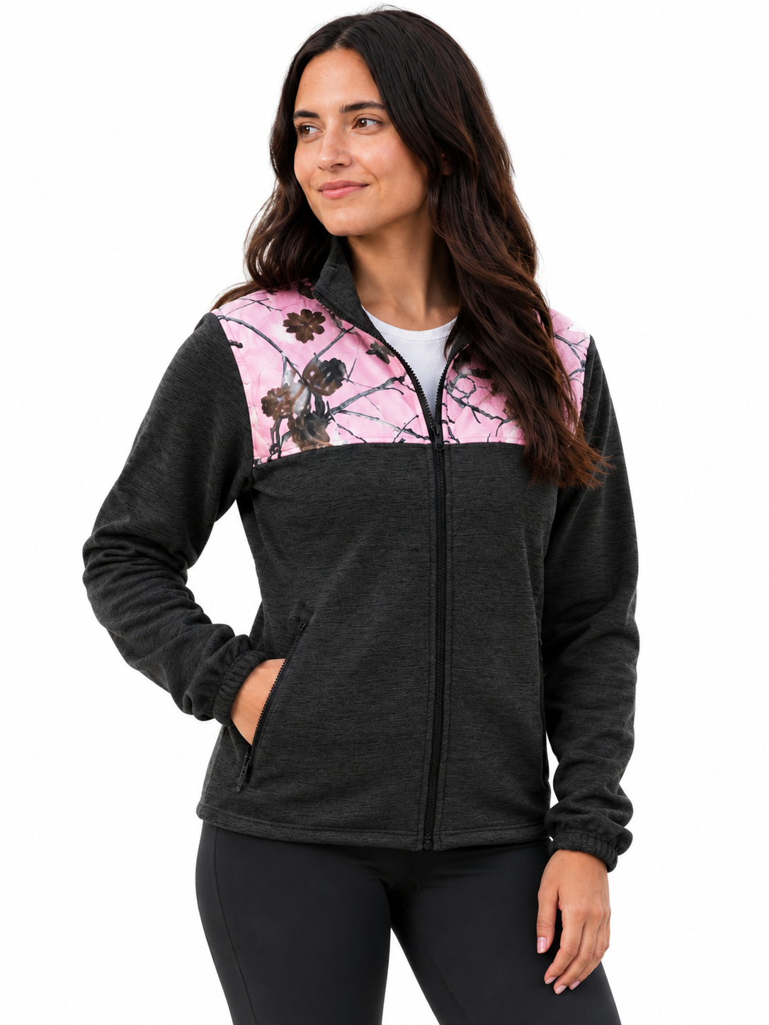 TrailCrest Women's Classic Fit Polar Soft Fleece Full Zip Up Jacket