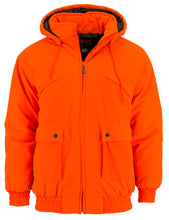 Load image into Gallery viewer, Men&#39;s Safety Blaze Orange Insulated &amp; Waterproof Tanker Jacket