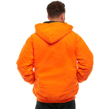Load image into Gallery viewer, Men&#39;s Safety Blaze Orange Insulated &amp; Waterproof Tanker Jacket