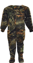 Load image into Gallery viewer, Infant Camo One Piece Play Footie Fleece Crawler