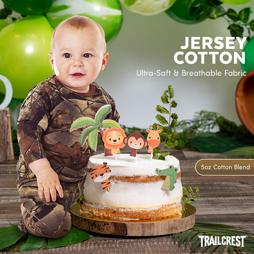 Infant-Toddler Cotton Camo Long Sleeve Set