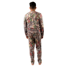 Load image into Gallery viewer, Men&#39;s Coral Fleece Camo Pajama Set, Orange